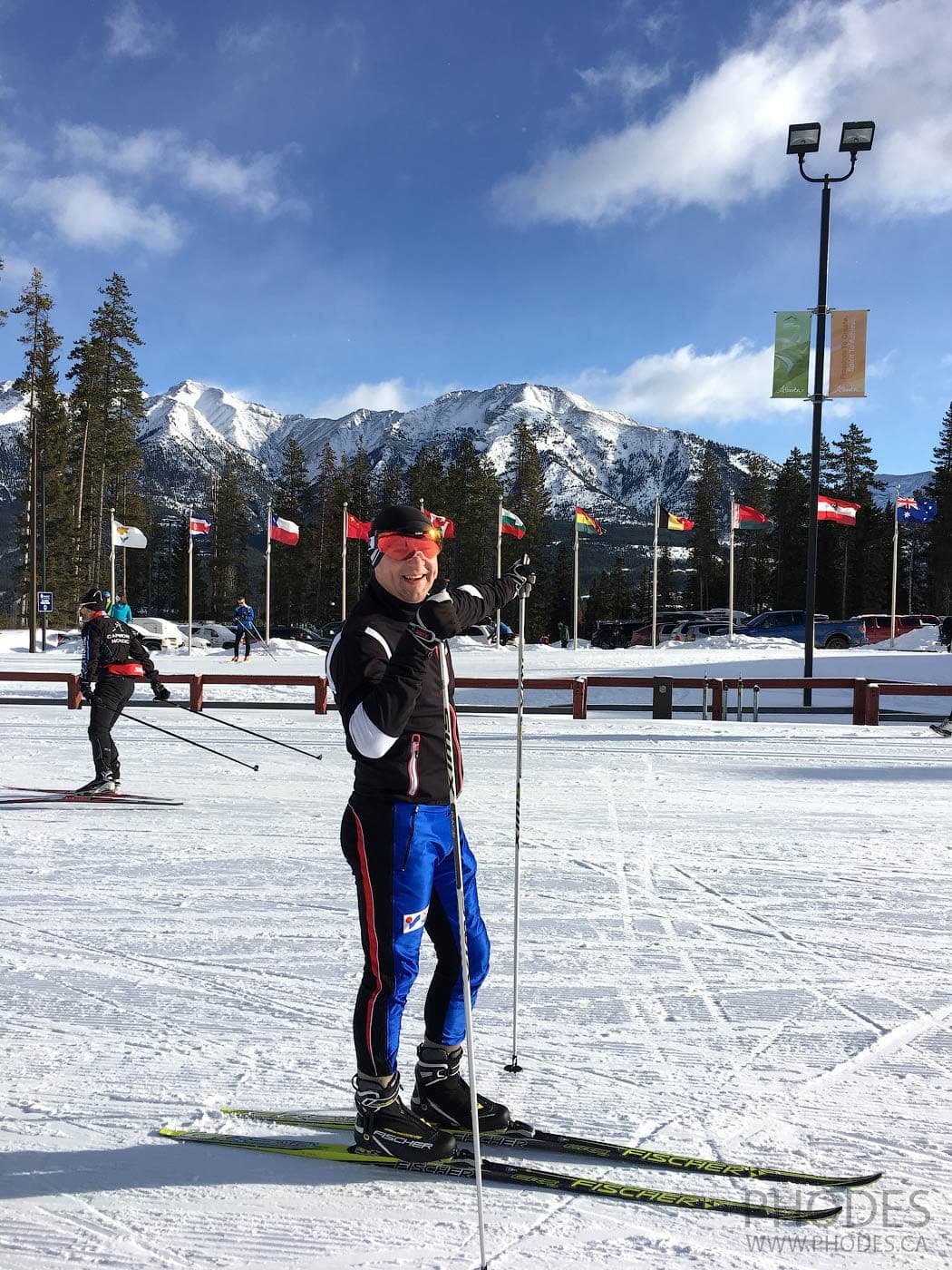 Stade de ski dans Canmore Nordic Center