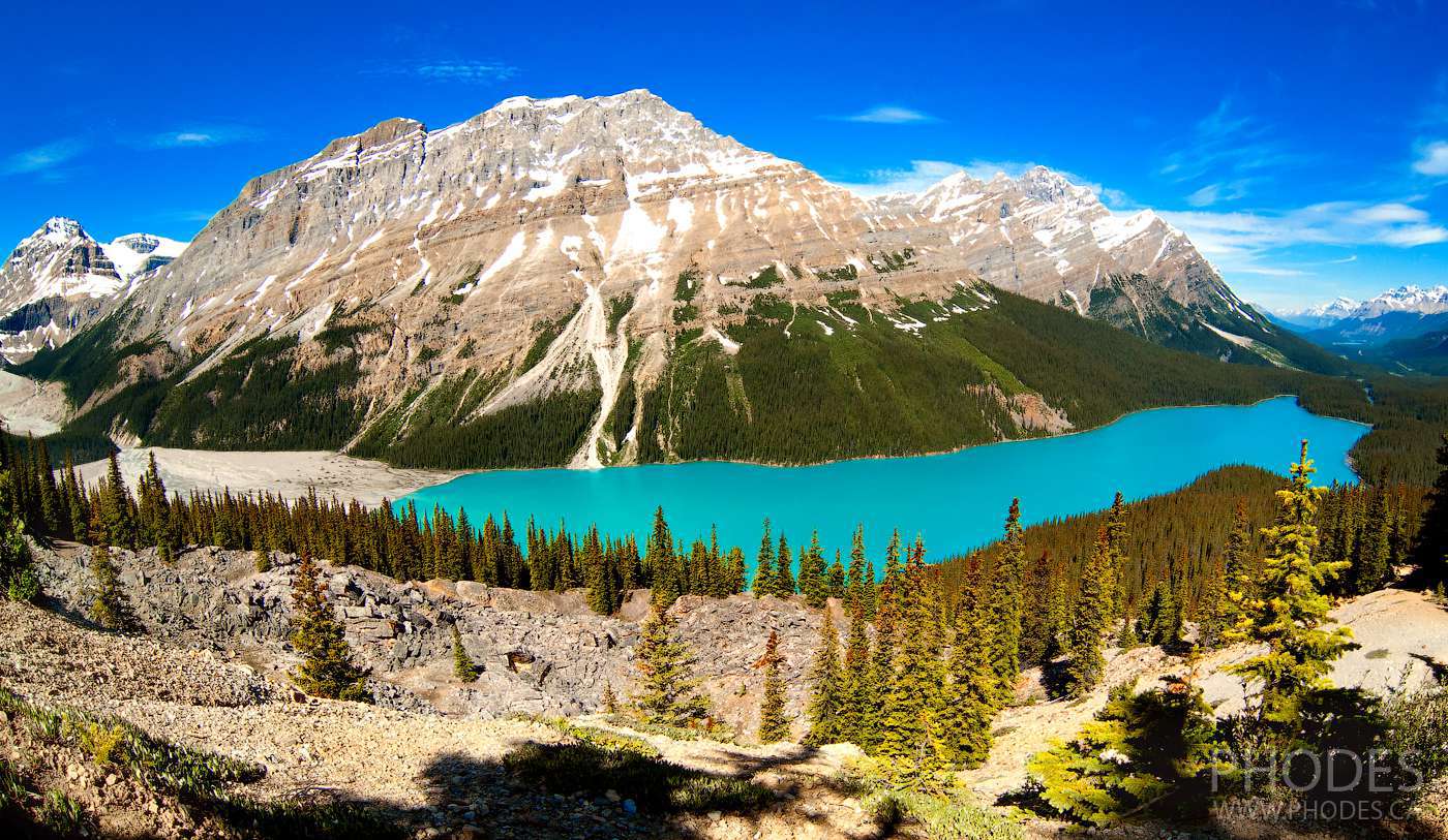 Lac Peyto - vue principale - Parc Banff