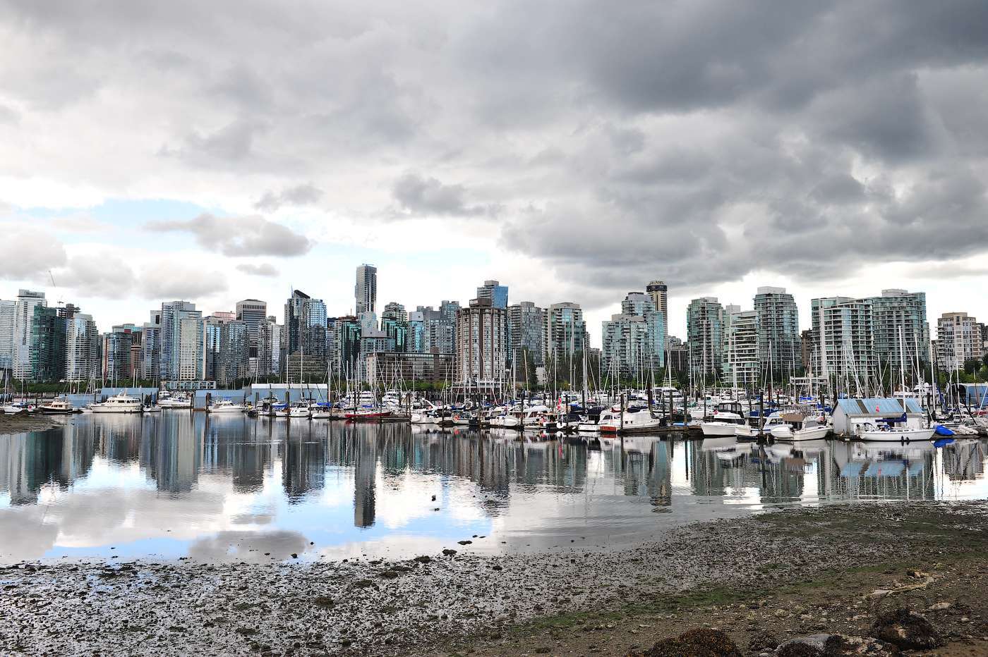 Vue de Vancouver du parc Stanley