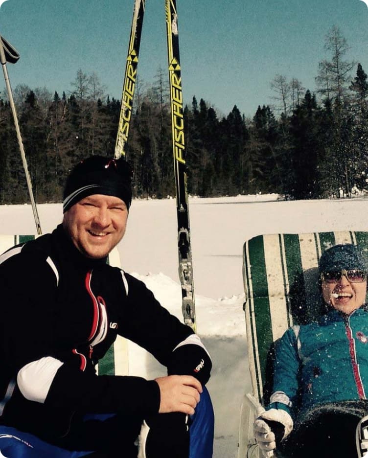 Cross country skiing - Quebec - Canada