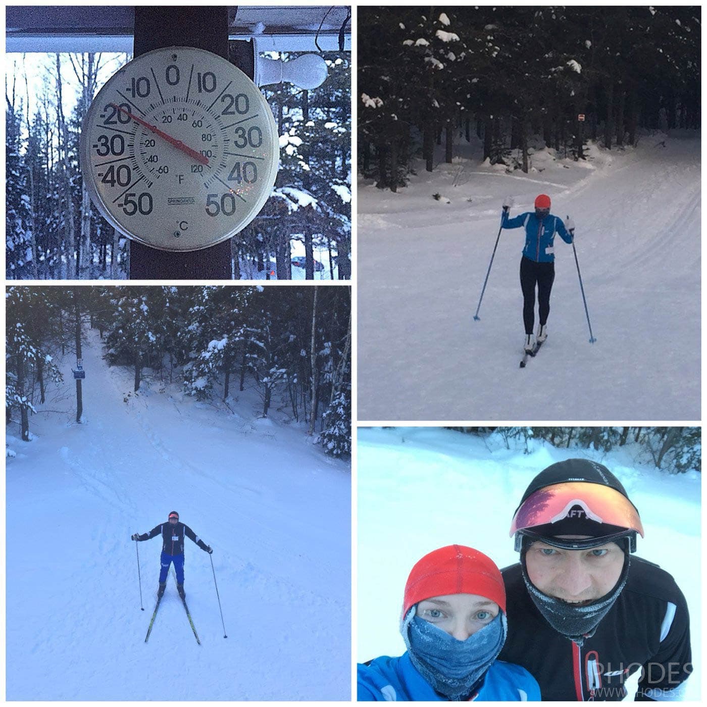 Cross country ski in Base de Plain Air Les Source Joyeuses in La Malbaie