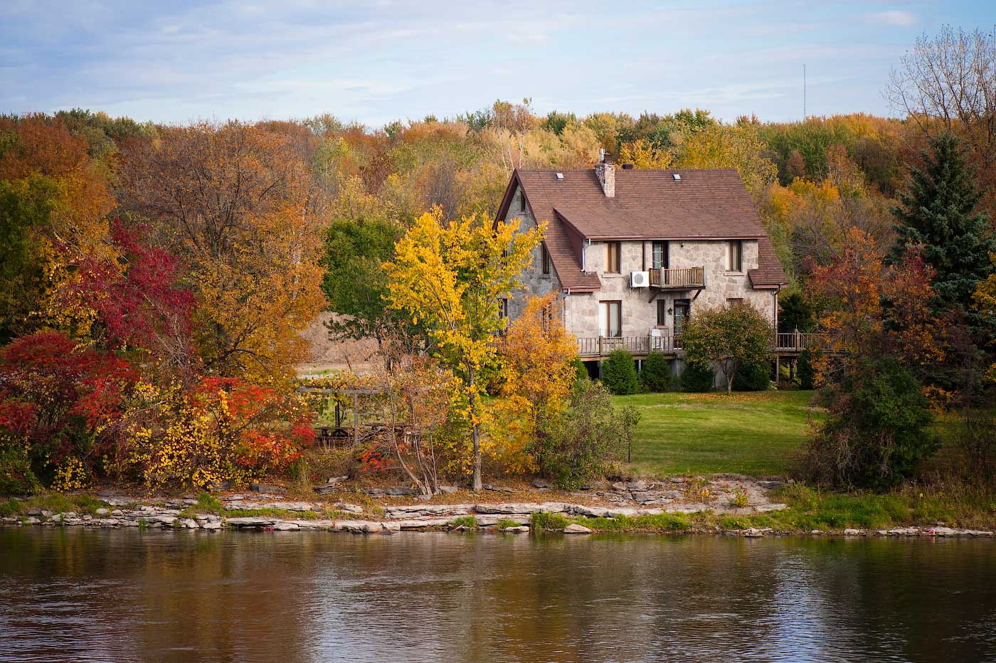 Fall landscape, Laval, Quebec