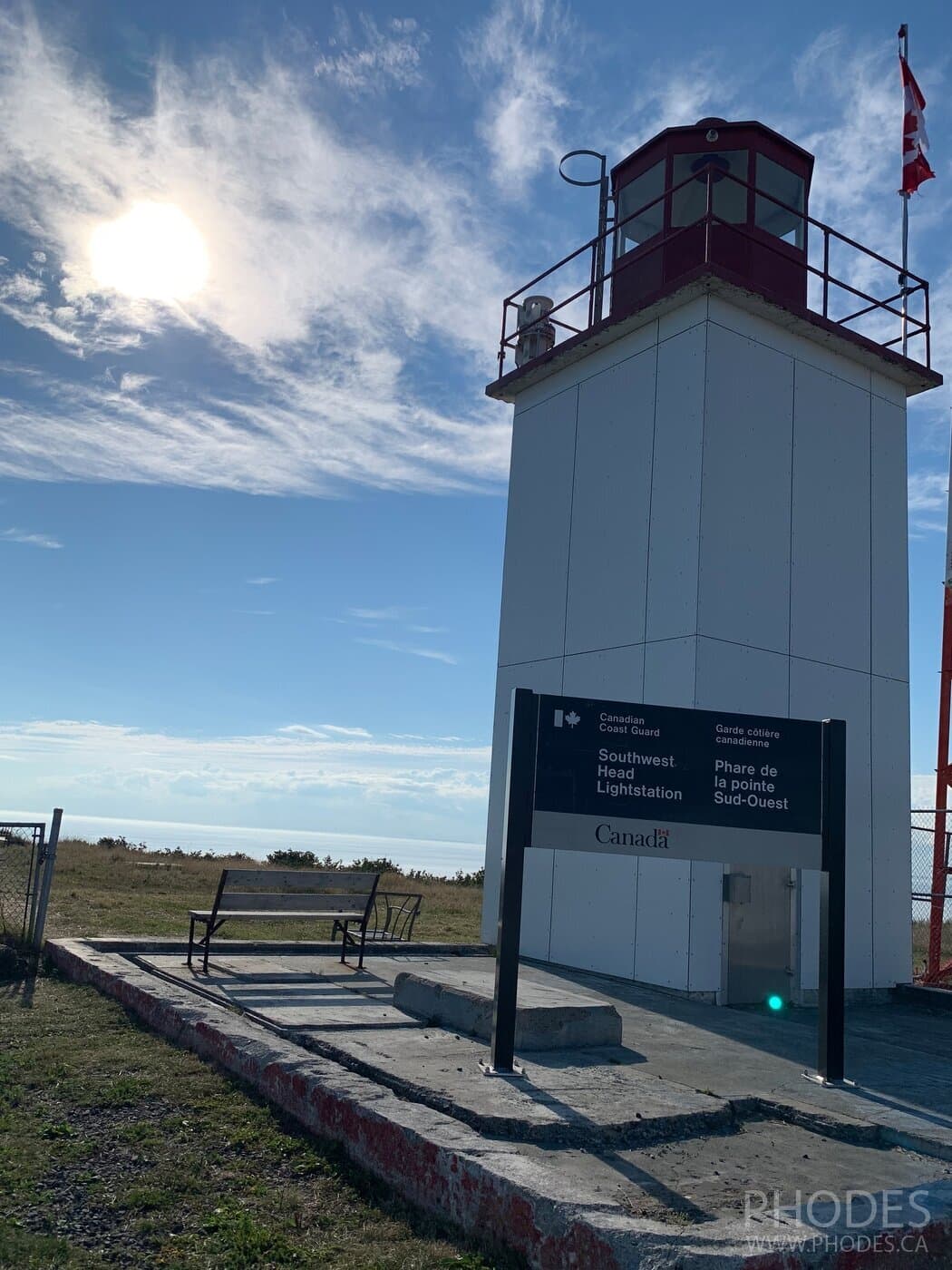 Le phare Southwest Head sur l'île de Grand Manan