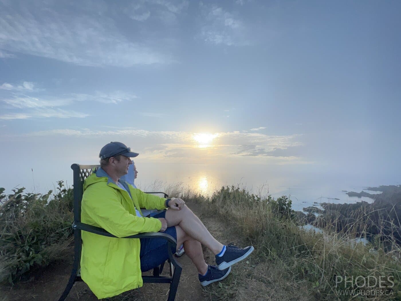 Watching sunset on Grand Manan Island