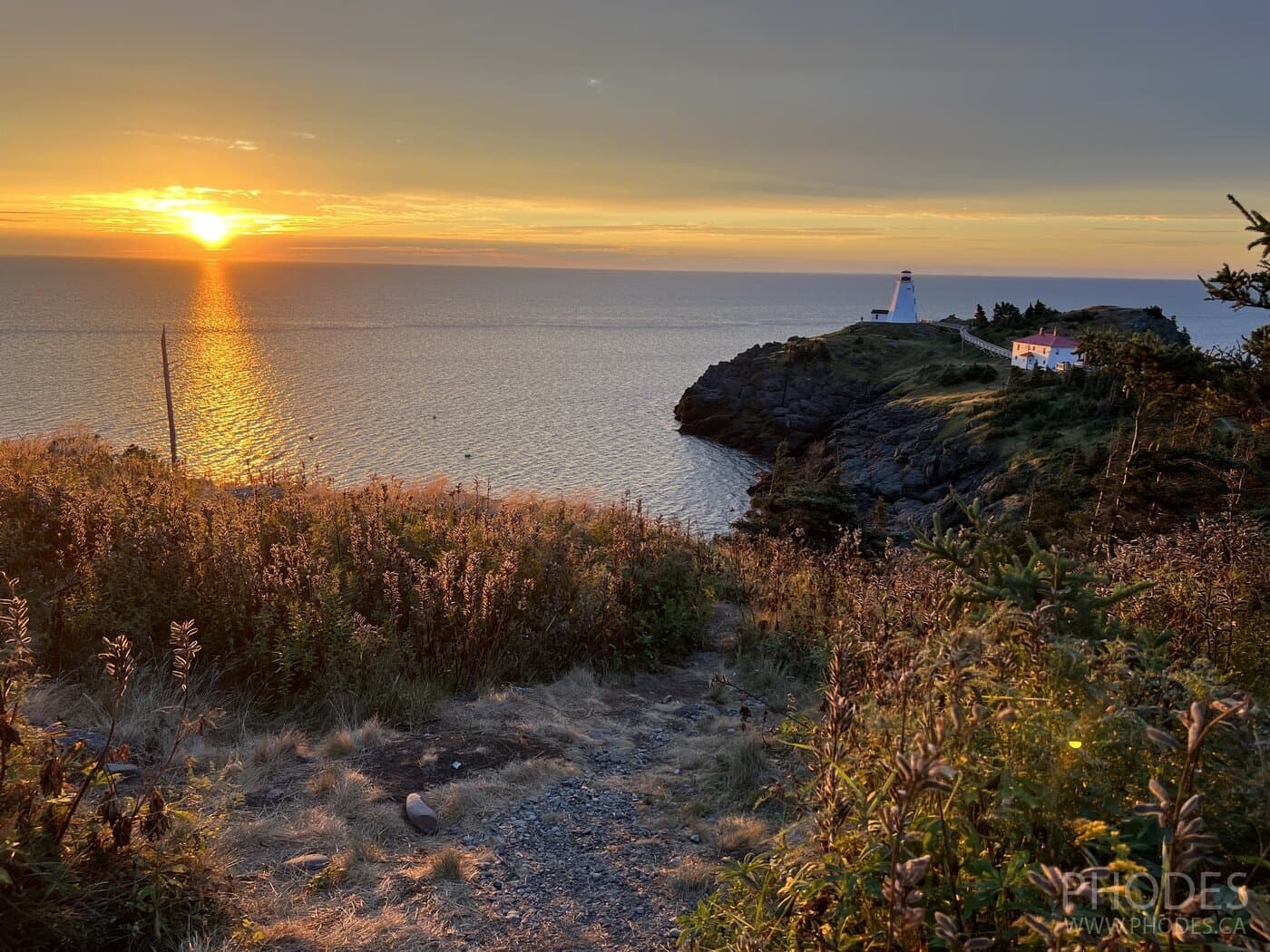 Sunrise at the Swallowtail Lighthouse on Grand Manan Island