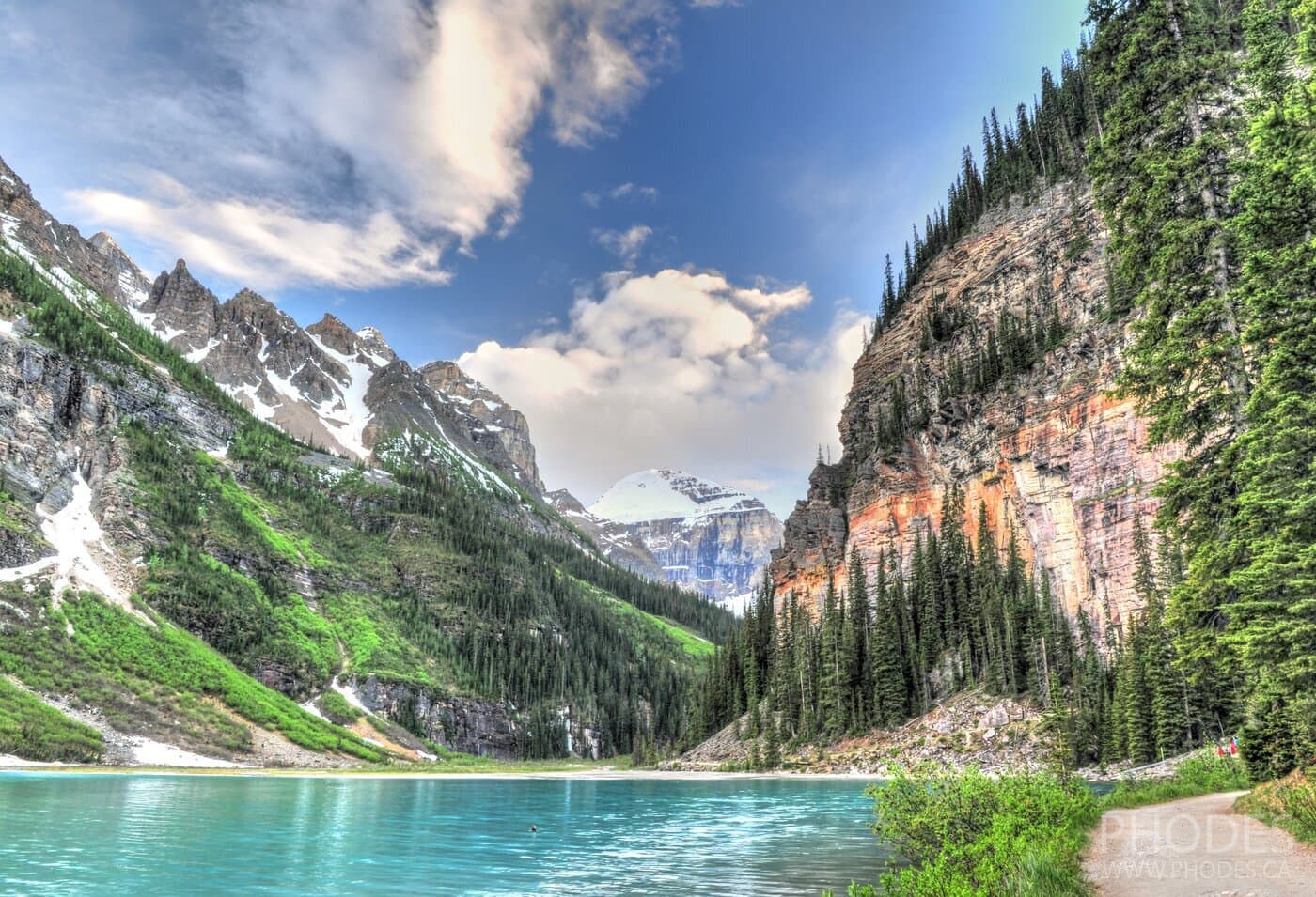 Plain of Six Glaciers Trail - Banff National Park - Альберта - Канада