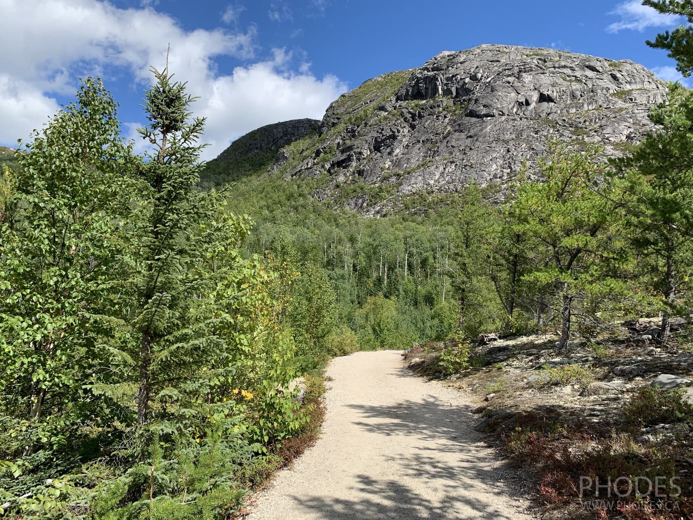 Lac-des-Cygnes Mount Trail - Grands-Jardins National Park - Quebec - Canada