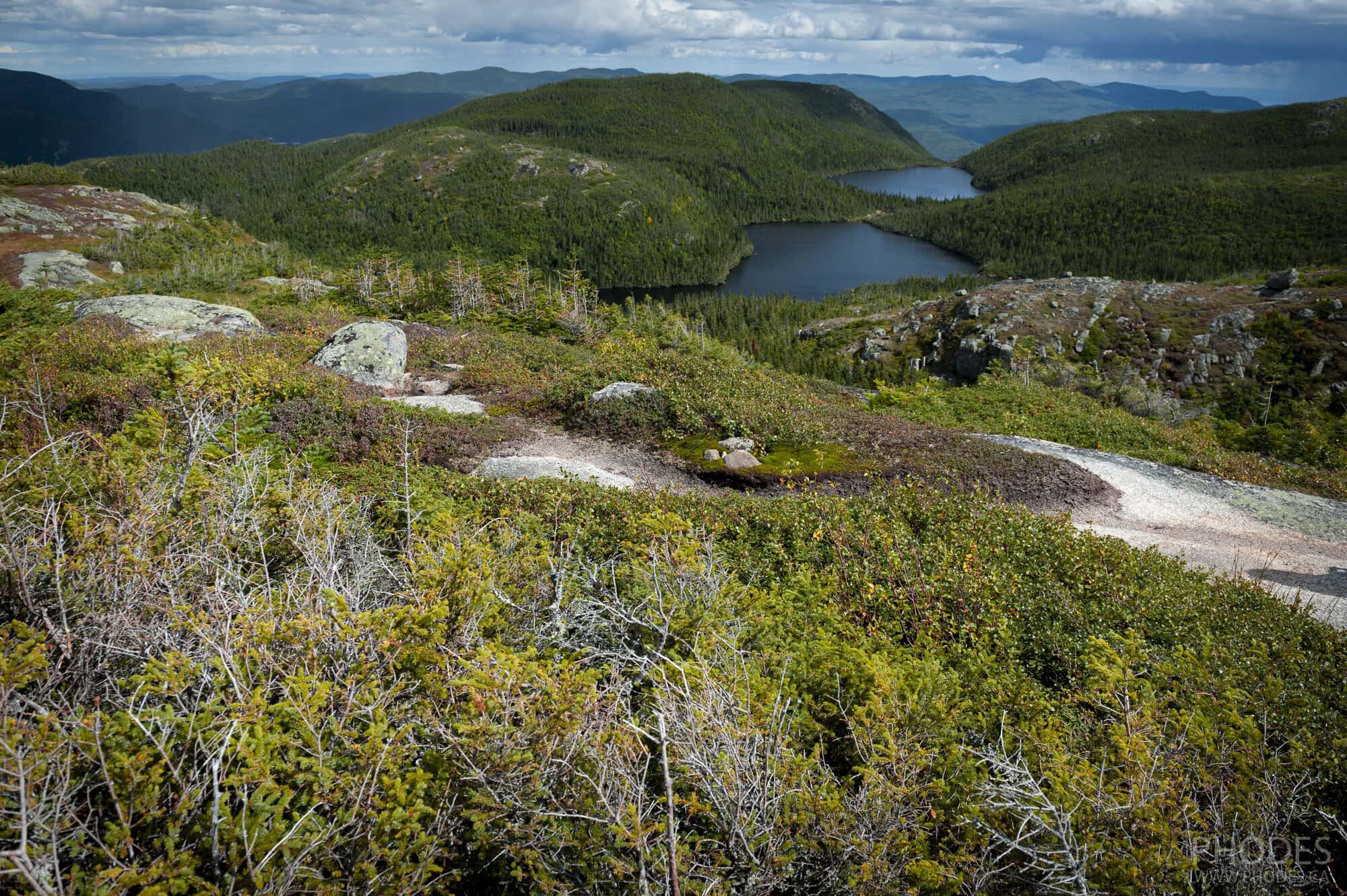 Acropole des Draveurs Trail - Hautes-Gorges-de-la-Rivière-Malbaie National Park - Квебек - Канада