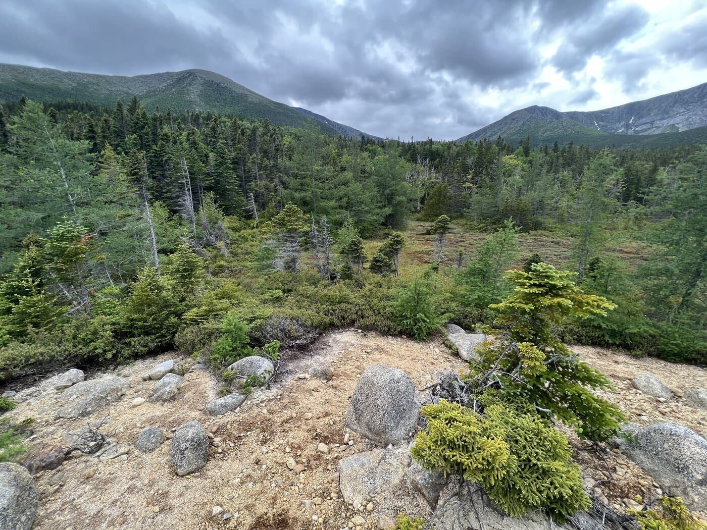 Chimney Pond Trail - Baxter State Park - Мэн - США