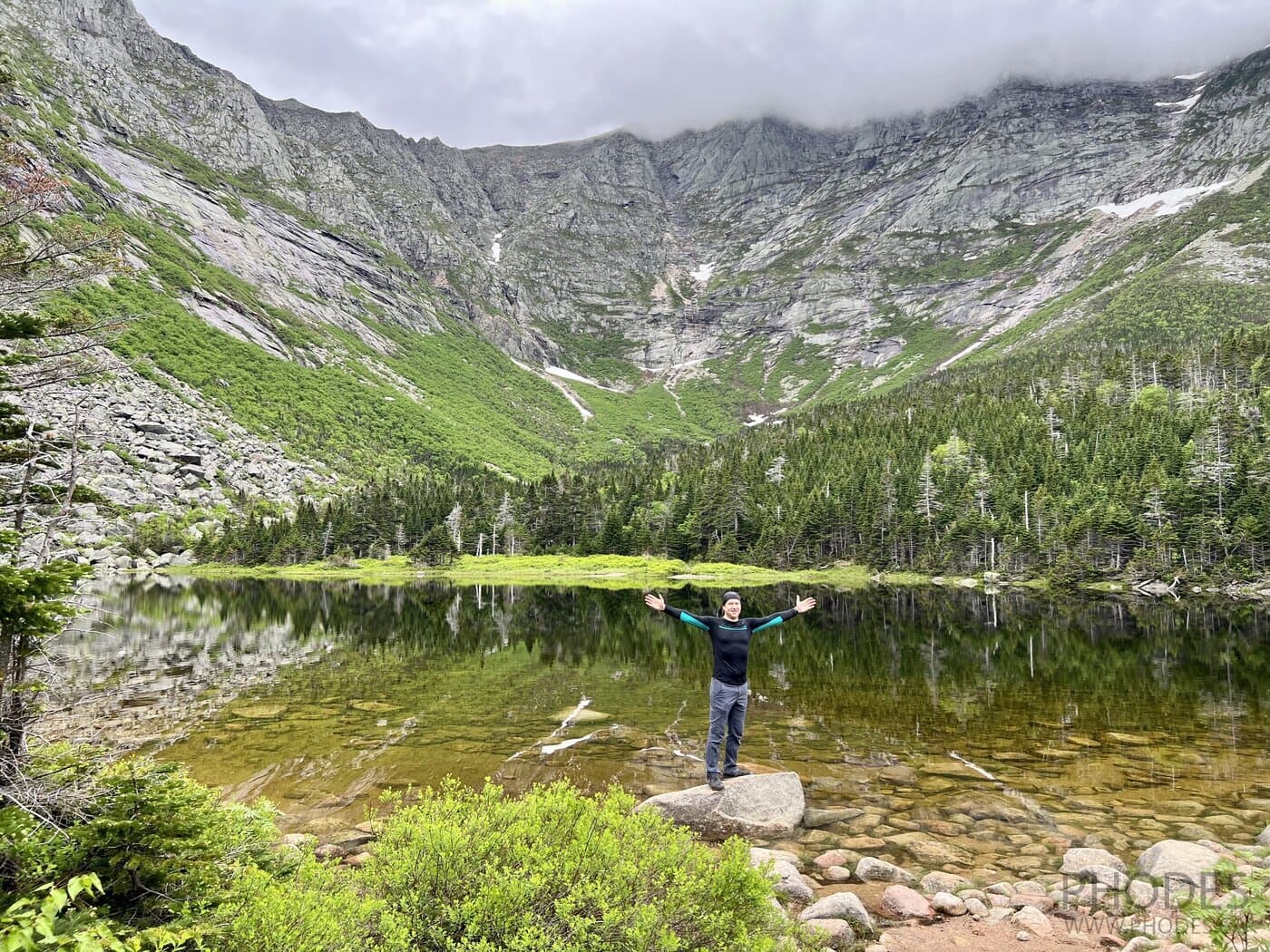 Chimney Pond Trail - Baxter State Park - Le Maine - Les États-Unis