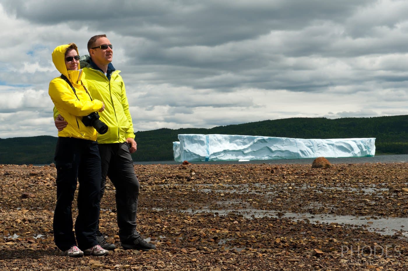 Мы на фоне айсберга - Ньюфаундленд