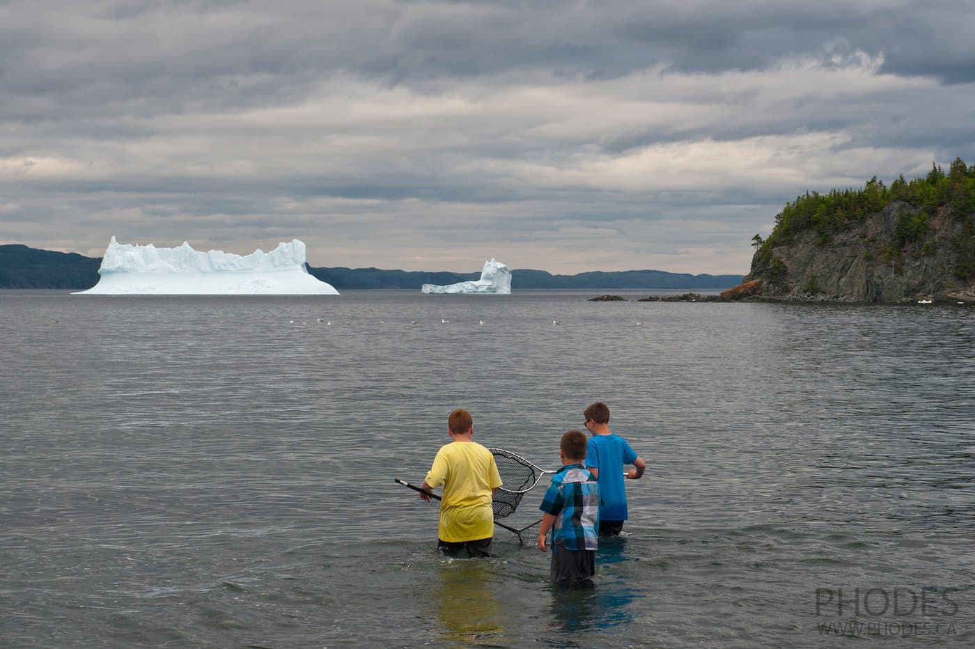 Fishing children - Newfoundland