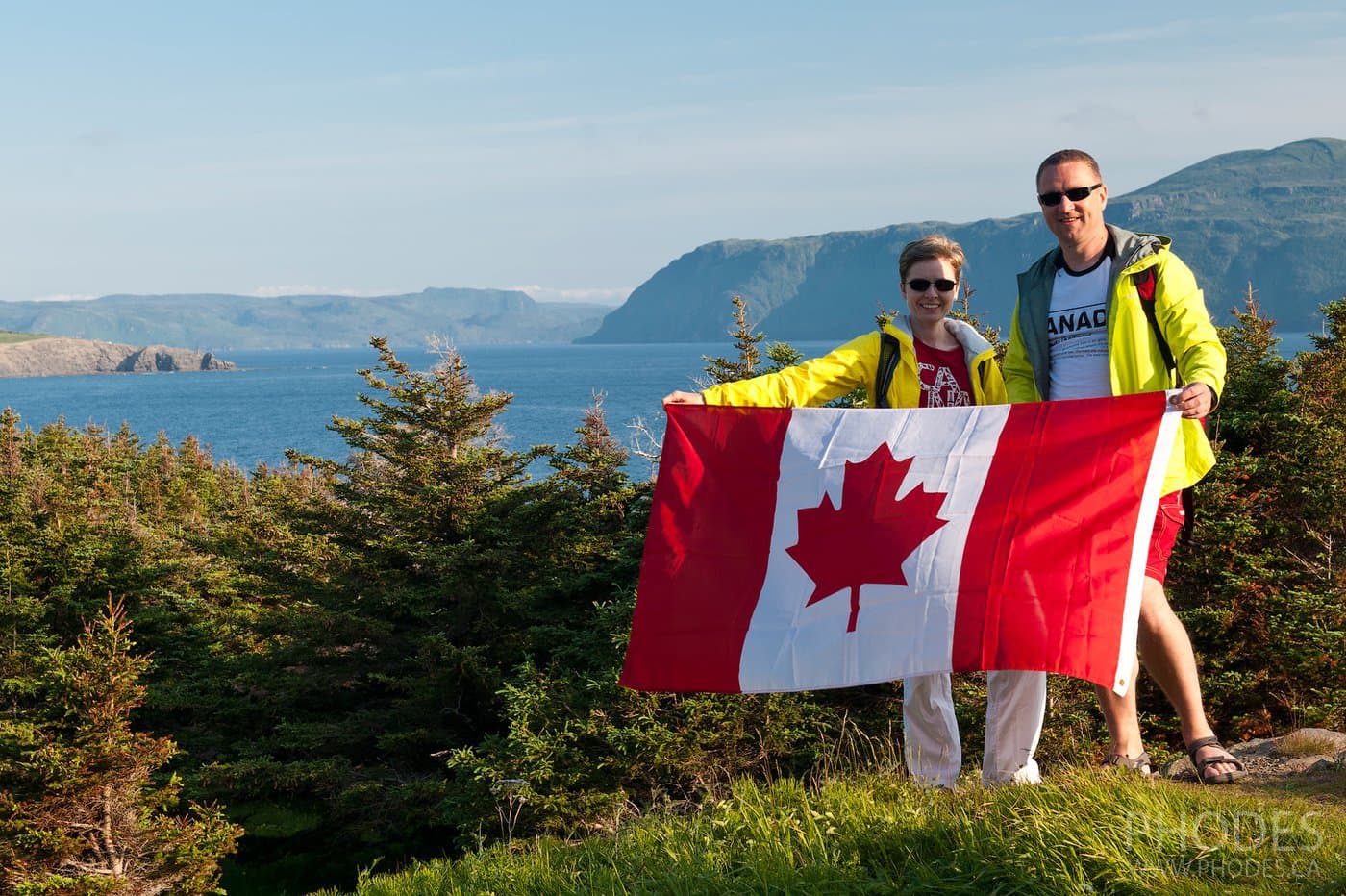 Le fête du Canada dans le parc national du Gros-Morne - Terre-Neuve