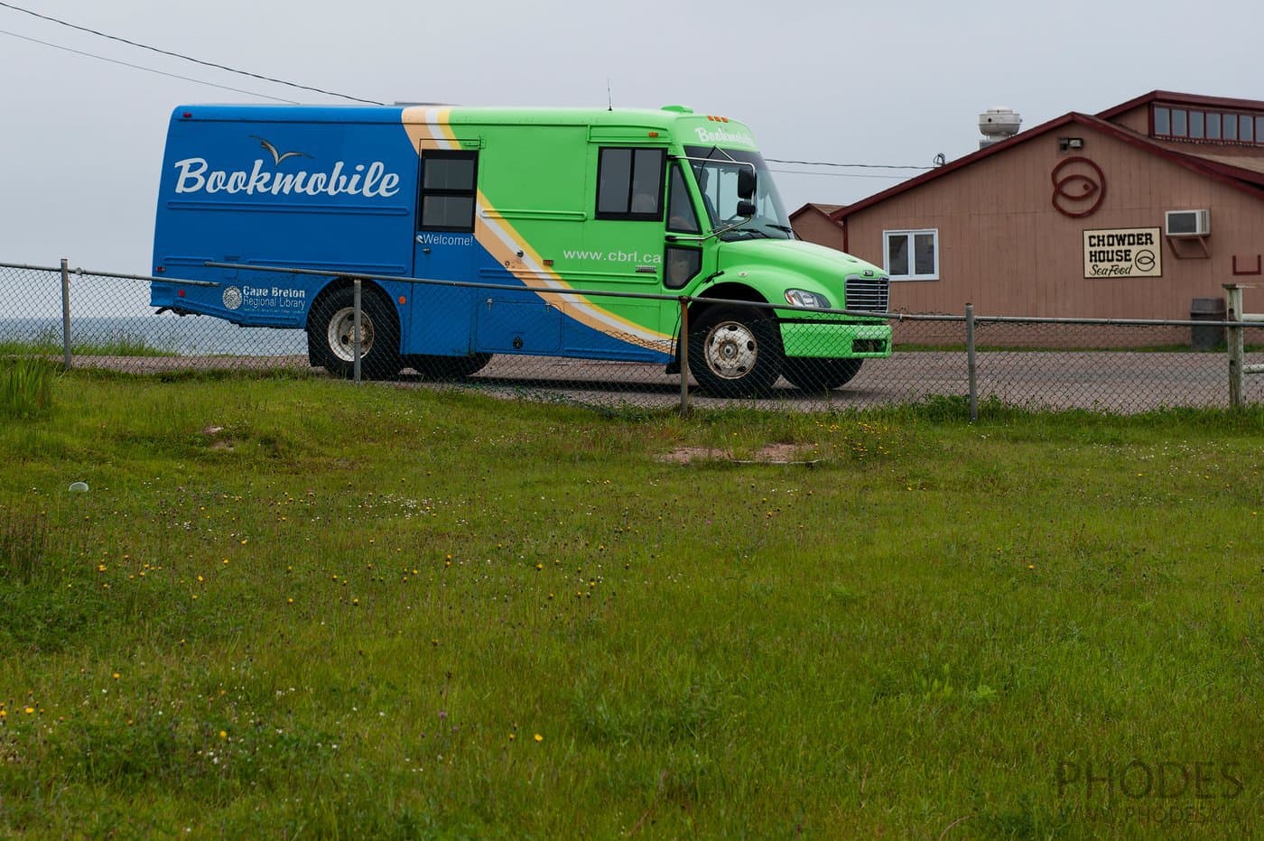 La bibliothèque mobile sur l’île du Cap-Breton à Nouvelle-Écosse