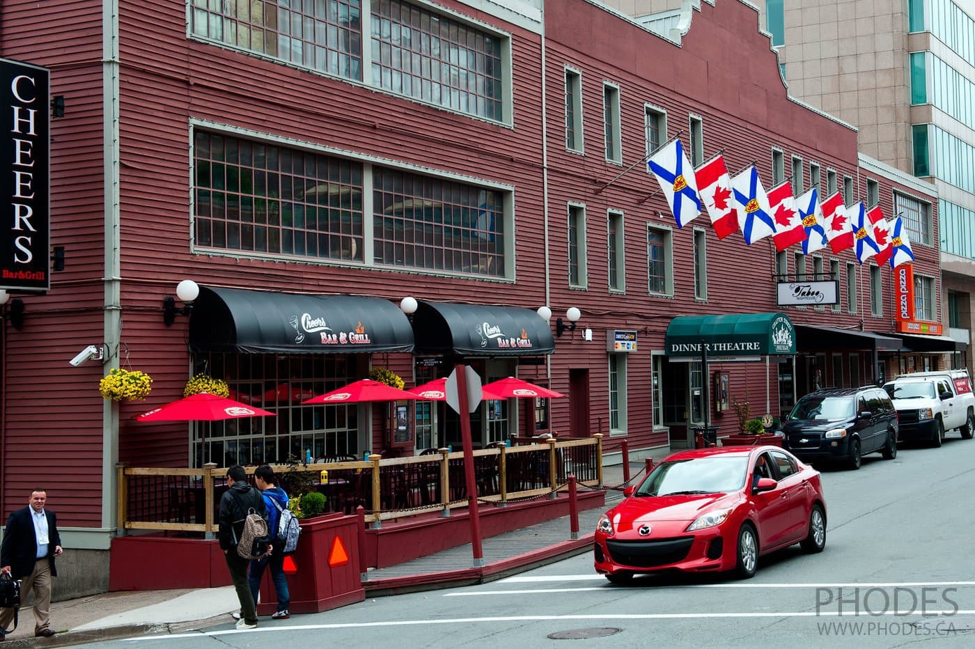 Une rue à Halifax à Nouvelle-Écosse