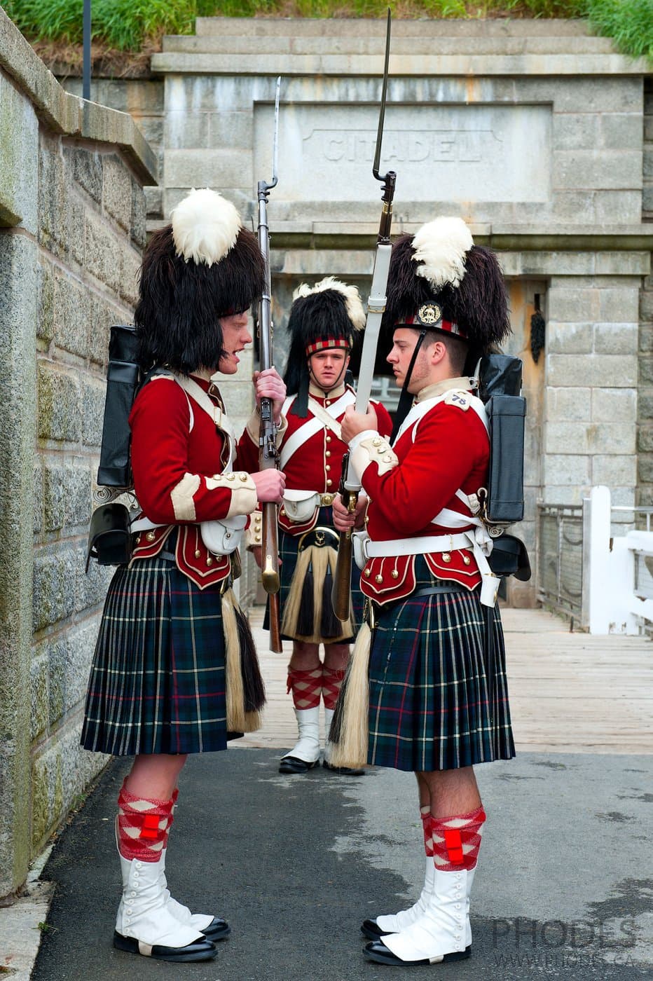 Changing of guards in Halifax Citadel