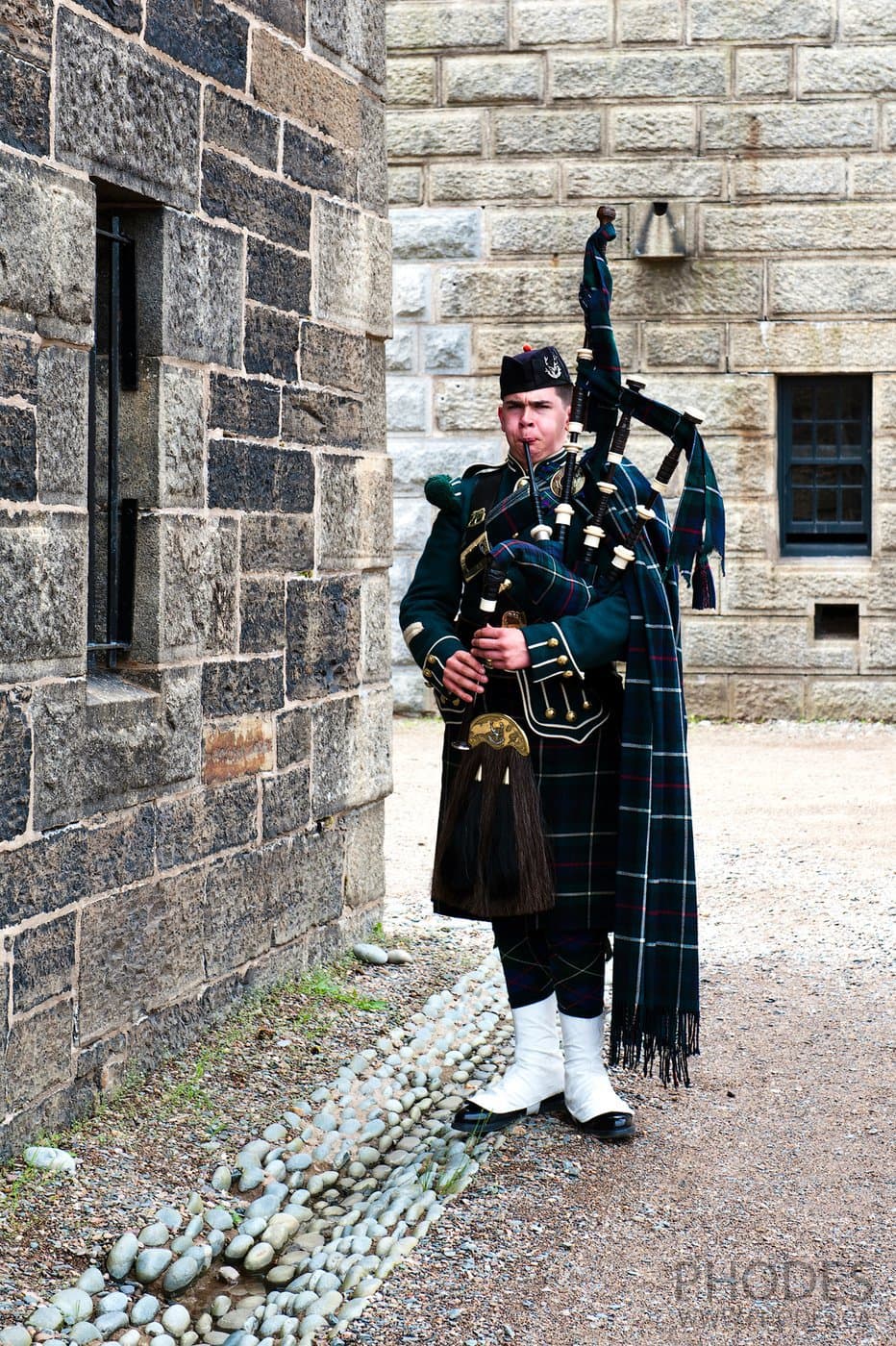 Piper in Halifax citadel