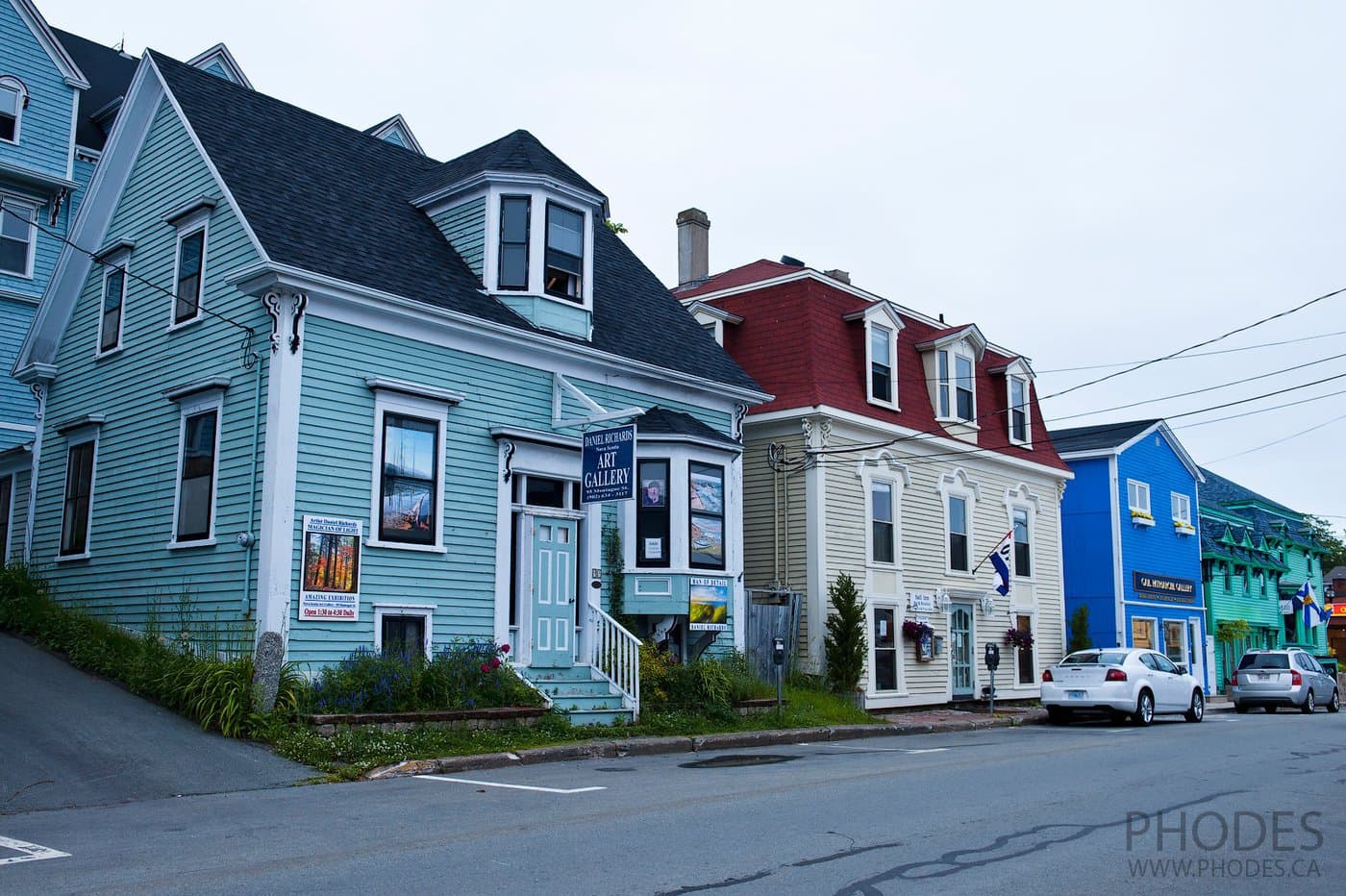 Houses in Lunenburg in Nova Scotia