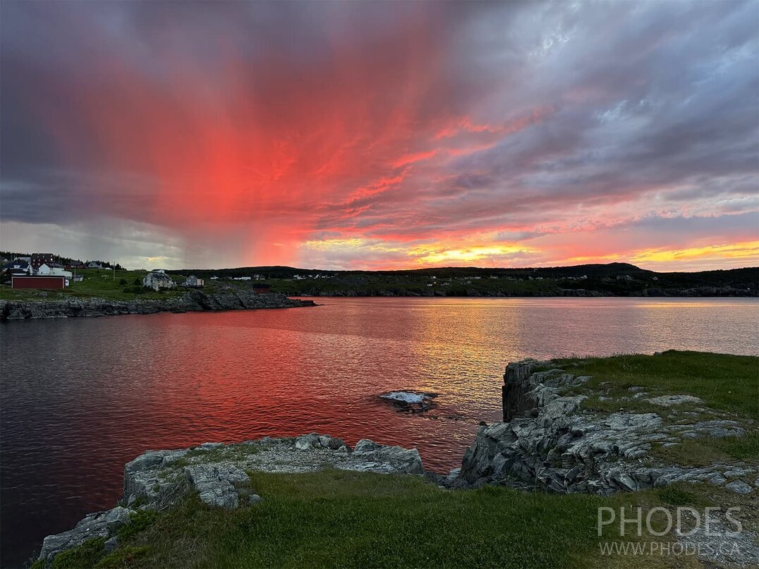 Un magnifique coucher de soleil - Elliston - Terre-Neuve