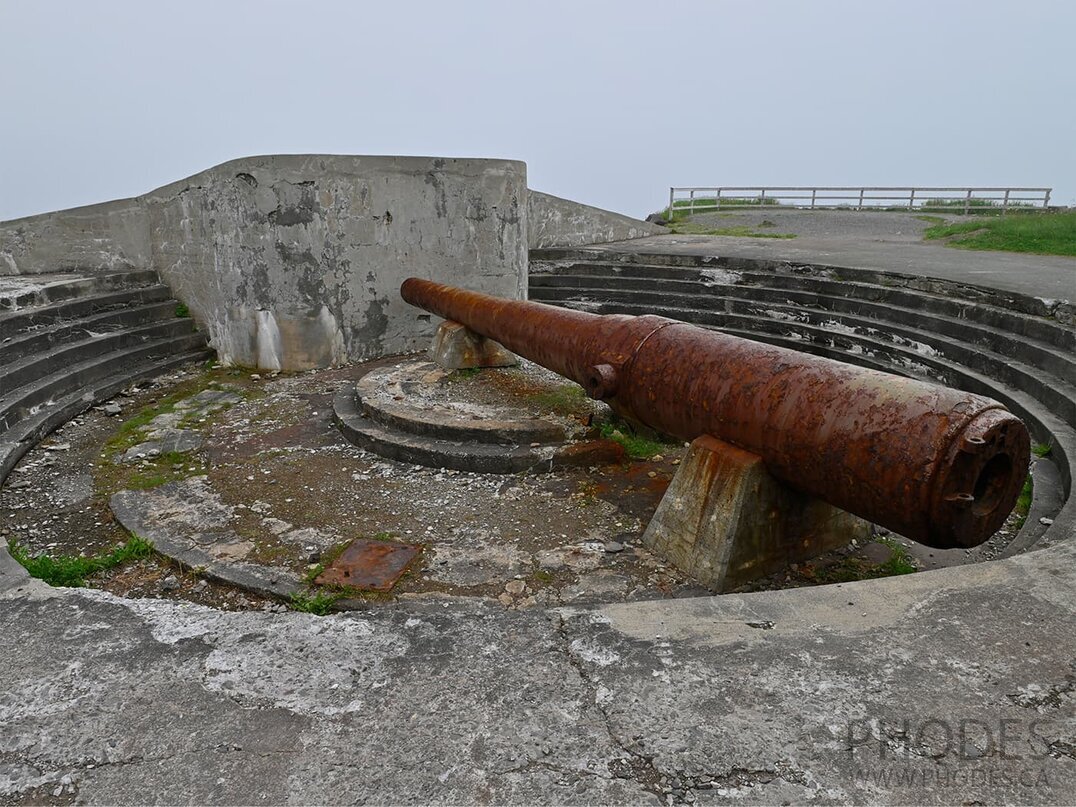 Le canon au fort du cap Spear - Terre-Neuve