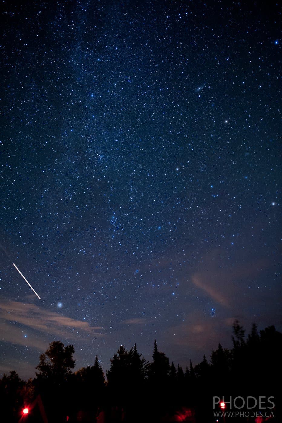 Ciel de nuit dans le parc Mont-Megantic